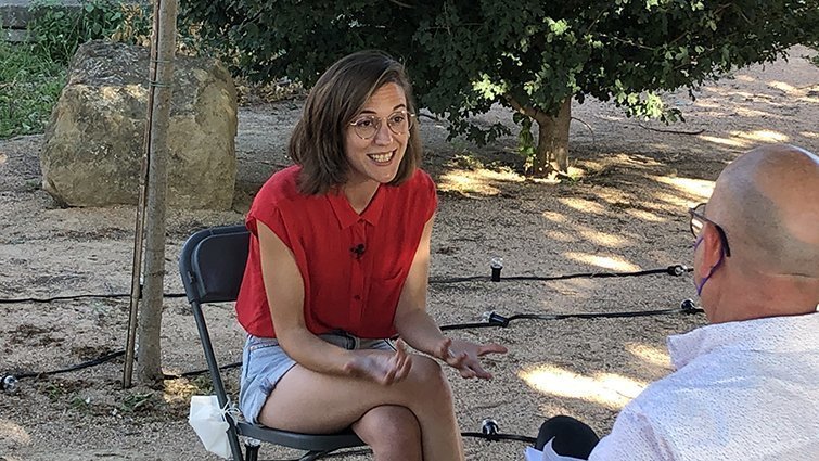La directora d'Alcarràs Carla Simón