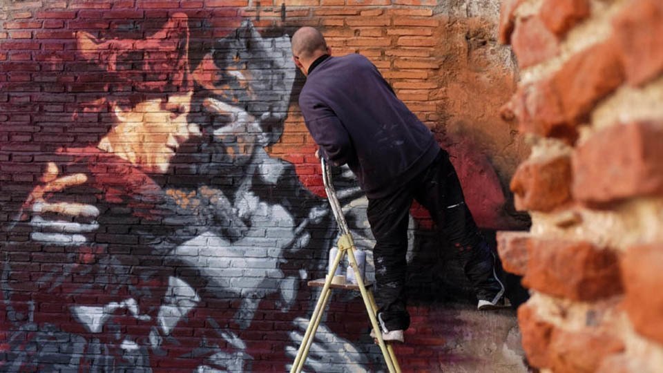 Treballs murals del projecte Artemisa de Camarasa @Camarasa