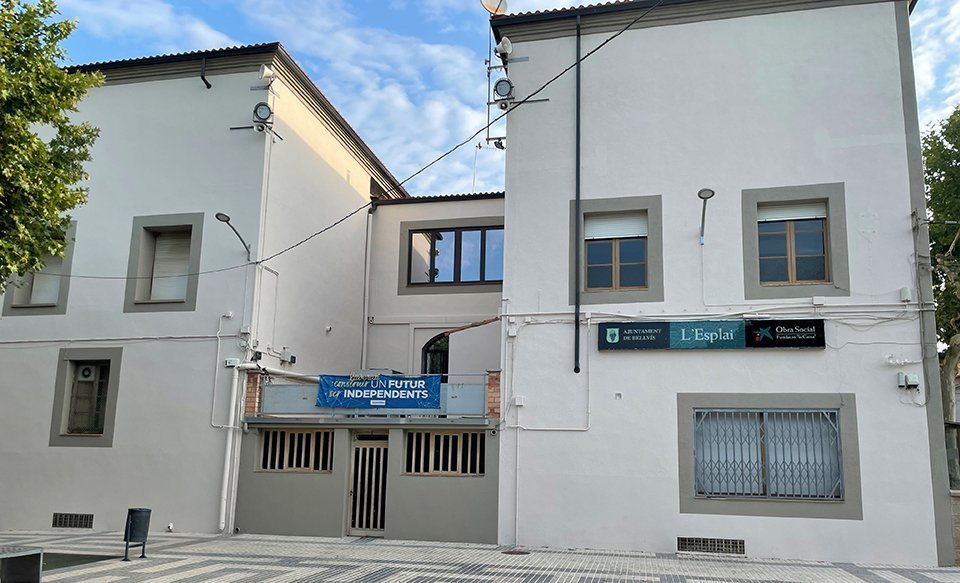 Imatge de l'edifici de l'Ajuntament de Bellvís