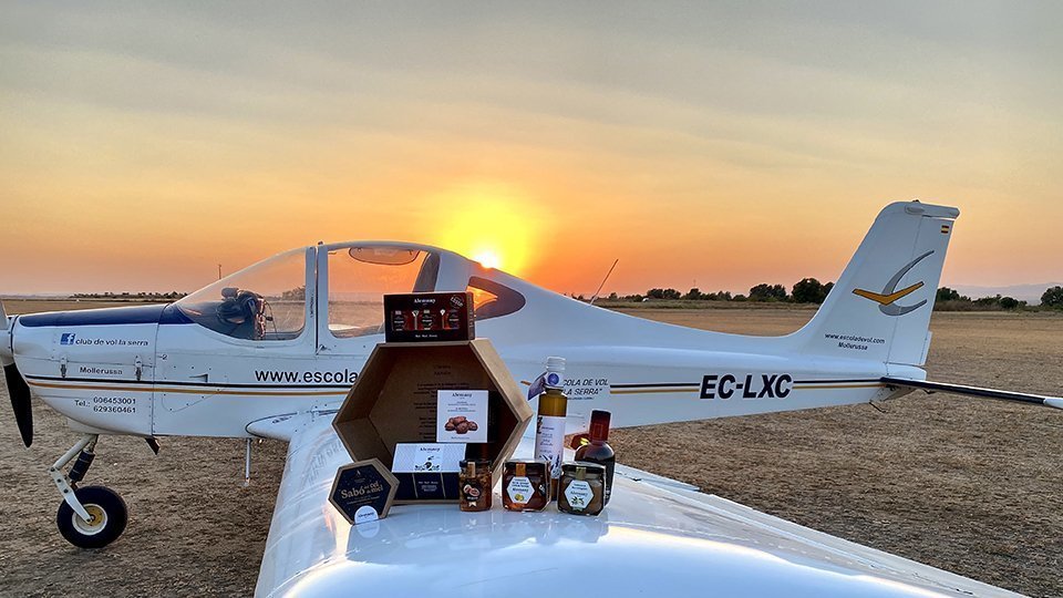 Productes Alemany i l'ultralleuger de l'Escola de Vol de Mollerussa @Alemay