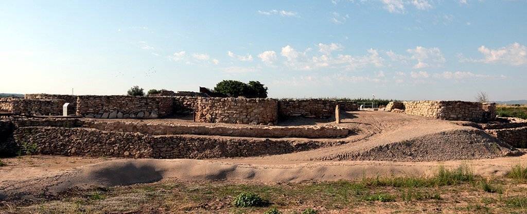 Pla obert del jaciment dels Vilars d'Arbeca, el 29 de juliol del 2021. (Horitzontal)