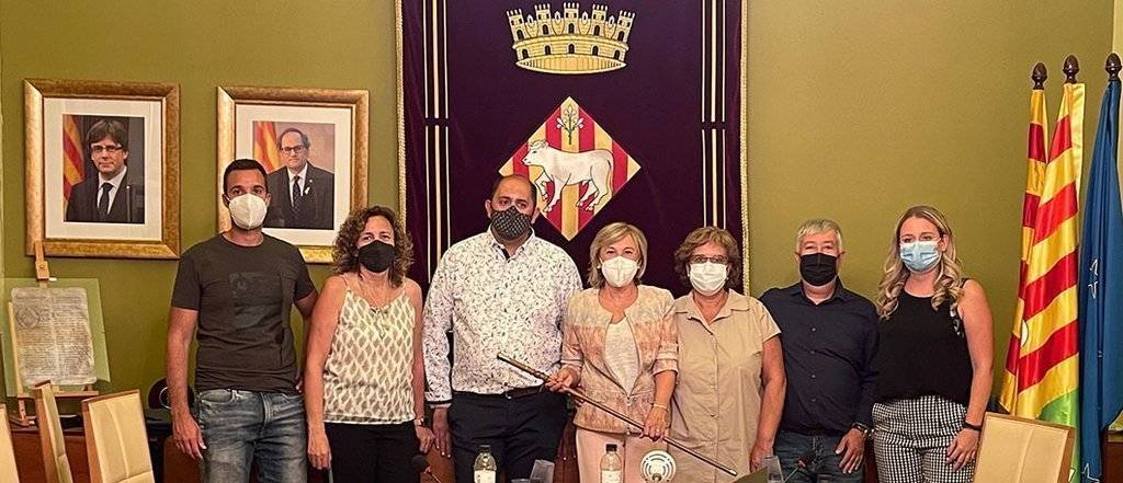 L'alcaldessa Núria Palau, amb el seu Equip de Govern @LesBorges