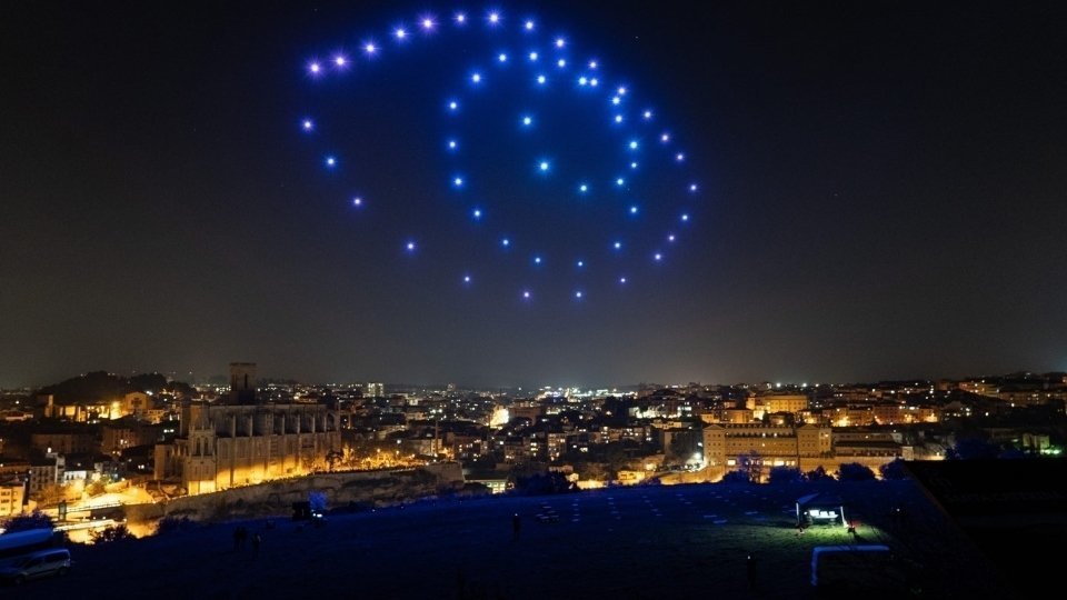 Espectacle drone a Alcarràs