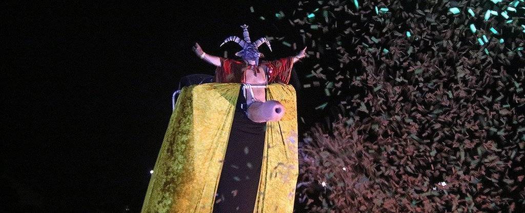 El Mascle Cabró durant l'escorreguda en l'Aquelarre 2021 @AnnaBerga