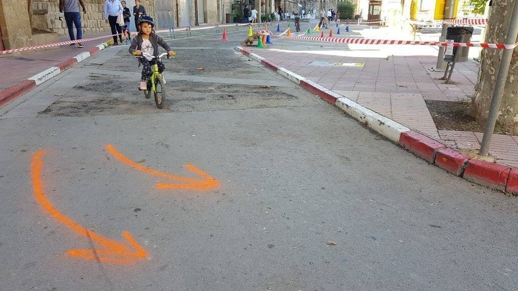 ravals sense cotxes a guissona en el marc de la setmana de la mobilitat sostenible