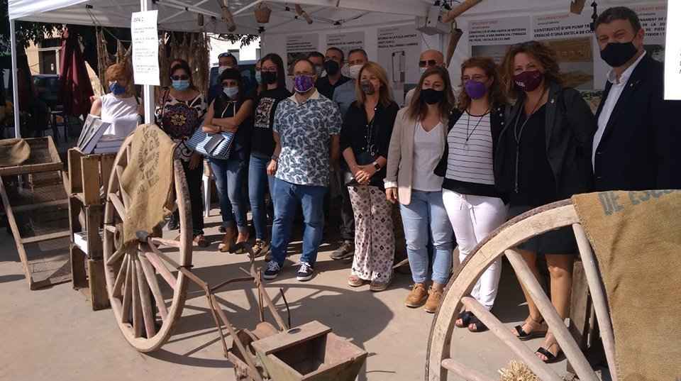 Visita de les autoritats a la fira Menja’t Soses – Sabors de Ponent @Soses