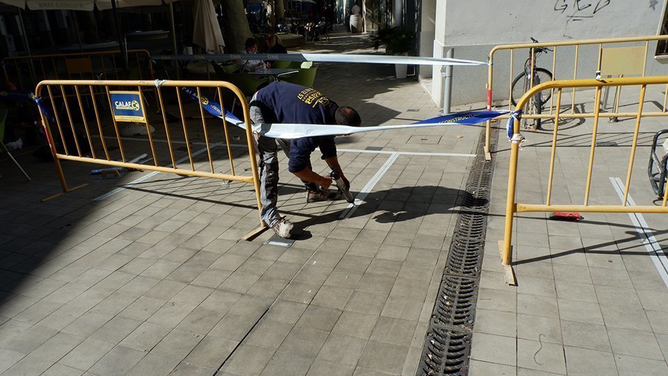 Manteniment en el carrer Vilacosa de Mollerussa @JosepAPérez