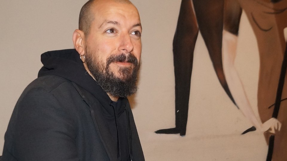 L'il·lustrador Matías Tolsà. Fotografia: Cristina Mongay.