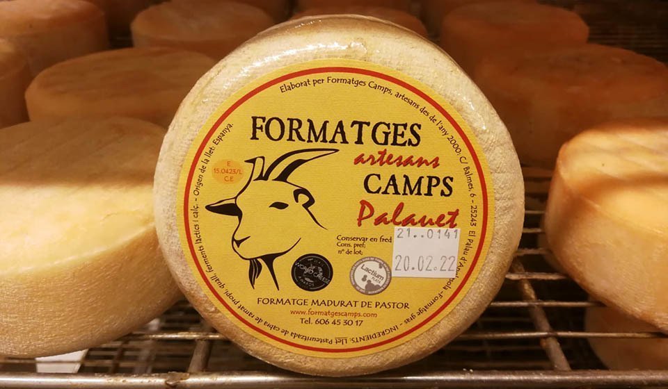 Formatge Palauet de la formatgeria Camps del Palau d'Anglesola