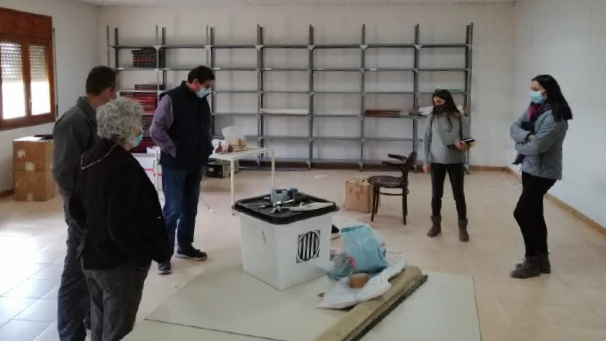 L'espai on s'adequarà el nou museu dels Firals de Bellvís - Foto: cedida per al Diputació de Lleida