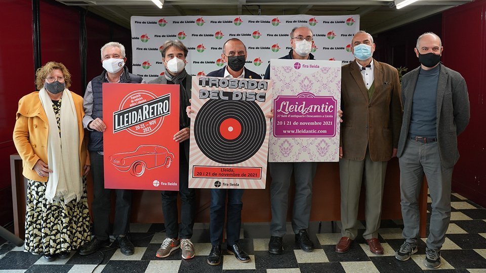 Presentació de les fires Lleidantic, Lleida Retro i la Fira del Disc ©FiraLleida