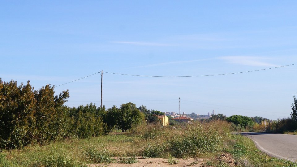 Lleida des de la partida de Butsènit. Fotografia: Cristina Mongay.