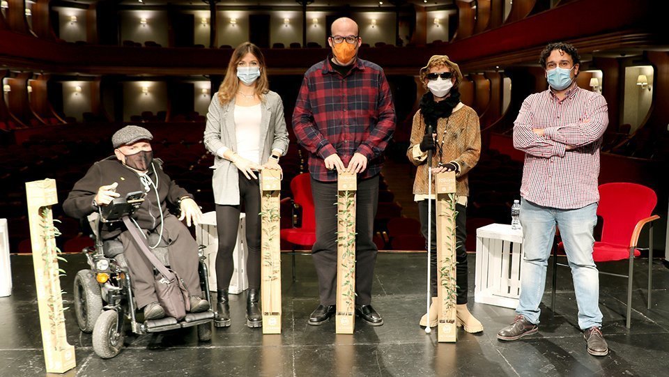 Josep Giralt, Kelly Arrontes,Cristian Garcia, i Rut Camí en la Jornada ACUDAM ©Acudam