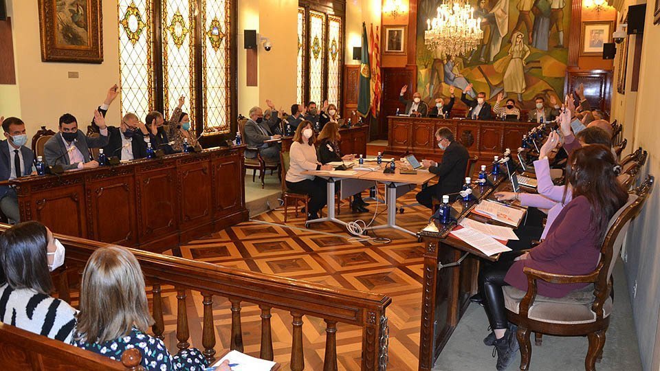 Ple de novembre del 2021 de la Diputació de Lleida ©Diputació
