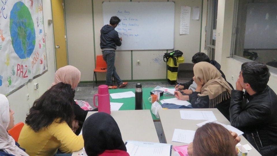 'Lleida pels refugiats' a l'Elna Maternity Center