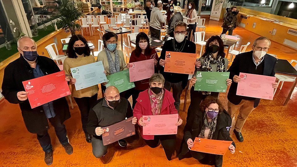 Presentació No t'ho empassis! Estovalles contra l’estigma ©Diputació