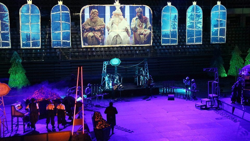 Vídeo que els Reis d'Orient han enviat als espectadors de La Factoria dels Reixos ©AnnaBerga