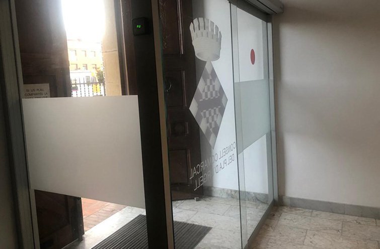 Obres remodelació Consell Comarcal del Pla d'Urgell ©CCPlaurgell