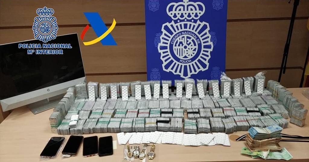 Fàrmacs confiscat per la Policia ©Policia