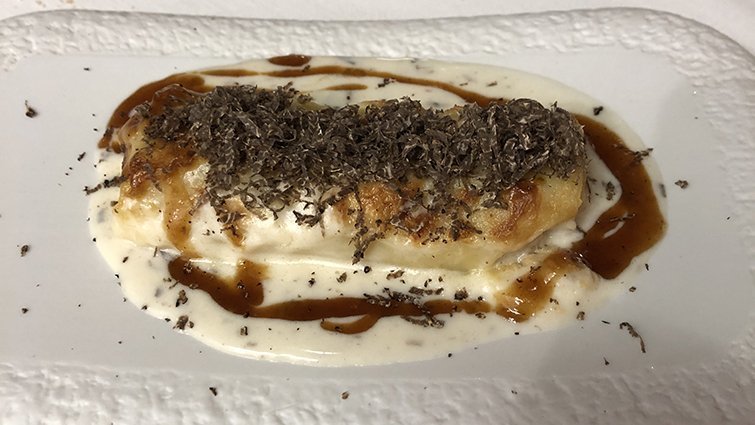 Jesús Gimena, Caneló de pollastre de corral amb tòfona i beixamel trufada