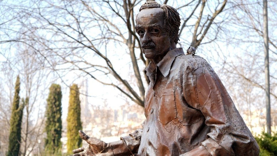 ‘Manolo Calpe’, de Miguel Àngel Gonzàlez. Fotografia: Cristina Mongay.