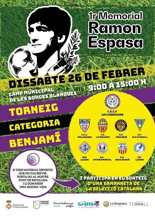 Cartell del Primer Memorial Ramon Espasa
