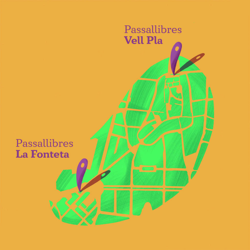 Mapa 'Passallibres' de Guissona