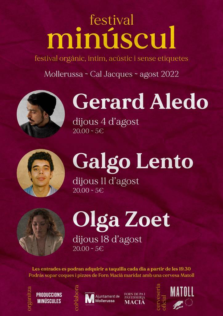 Cartell del festival Minúscul