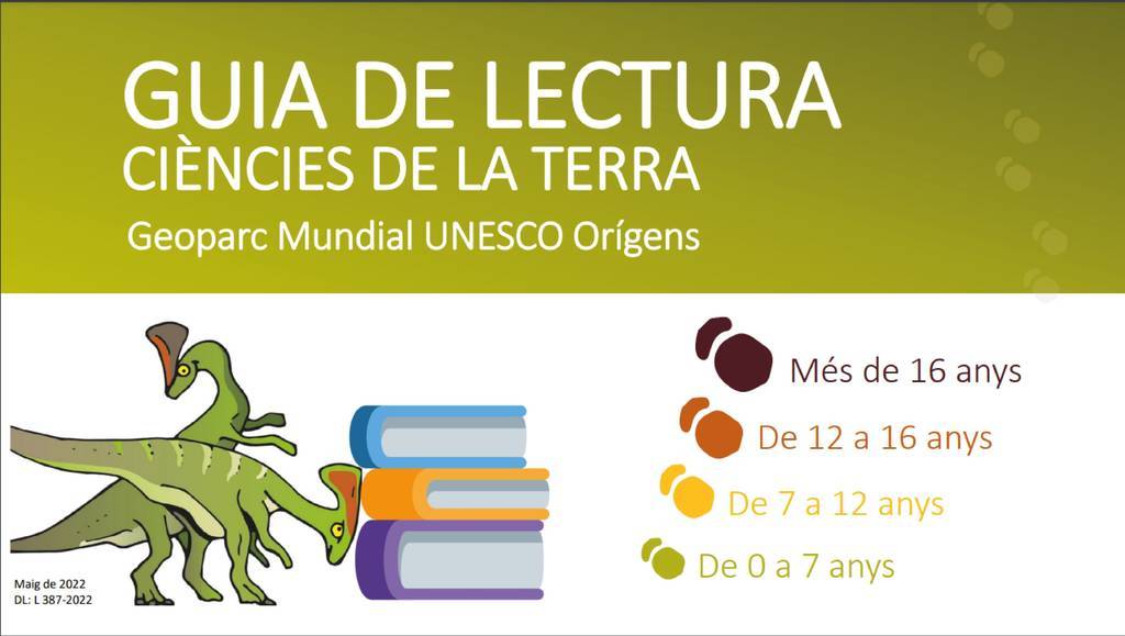 Portada guia lectura "Ciències de la Terra" ©Geoparc Orígens