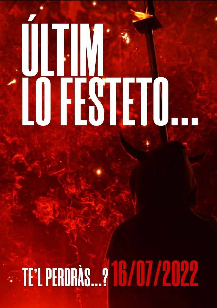 Cartell de l'últim Festeto