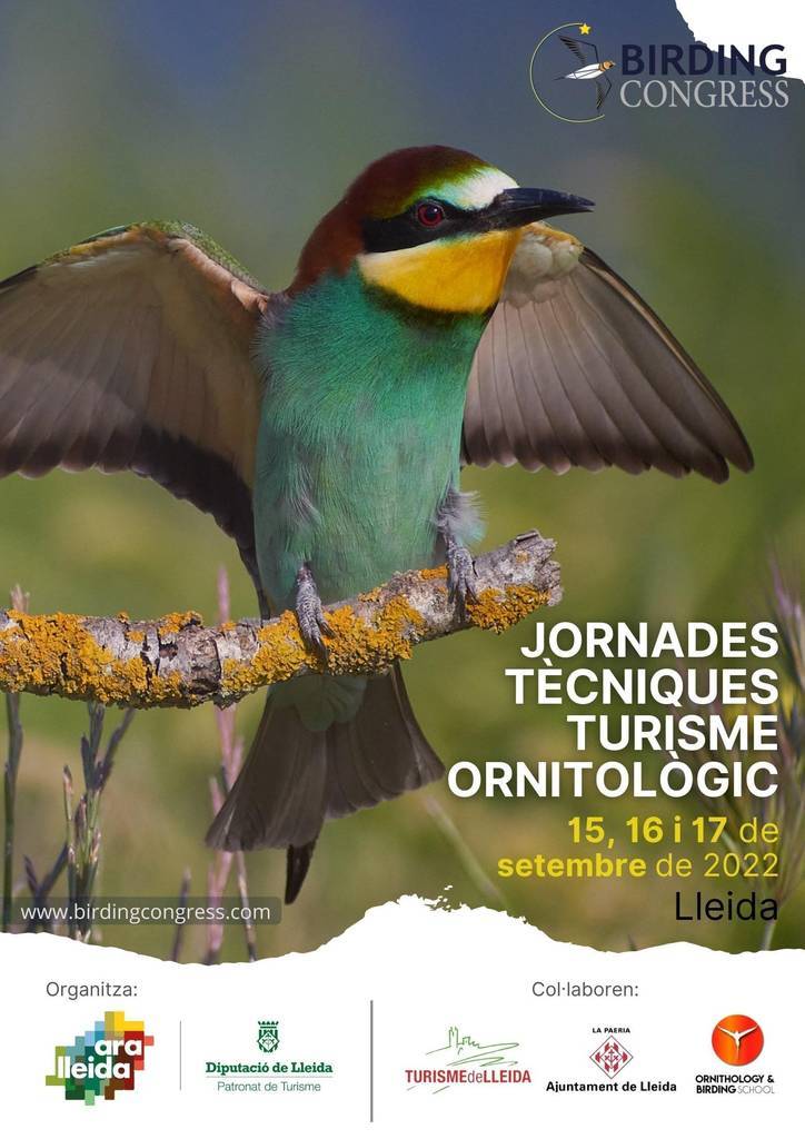 Cartell de les Jornades Tècniques de Turisme Ornitològic