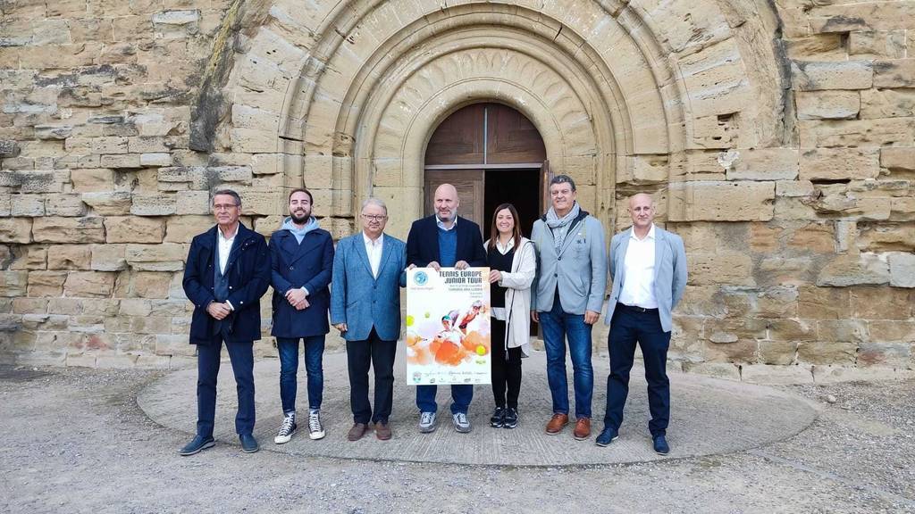 La presentació de la Tennis Europe Junior Tour ha tingut lloc al Castell Templer de Gardeny ©AjLleida