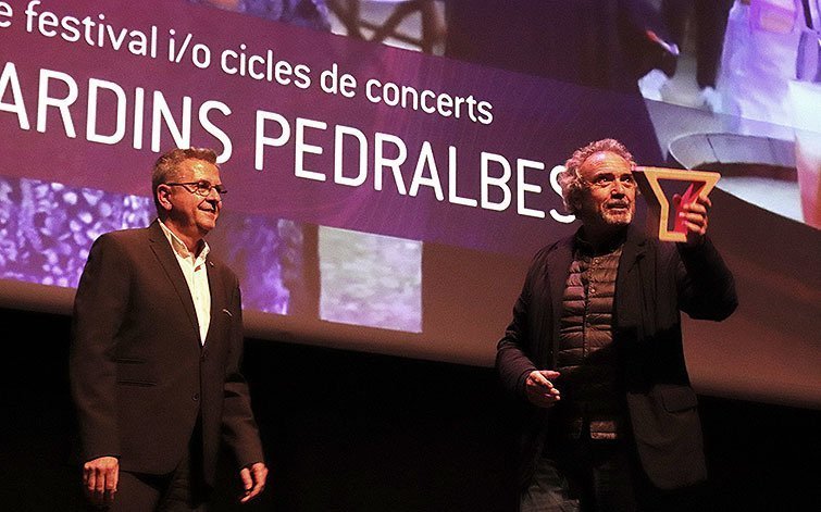 Miquel Pueyo lliura els Premis ARC a Jardins de Pedralbes ©Territoriscat