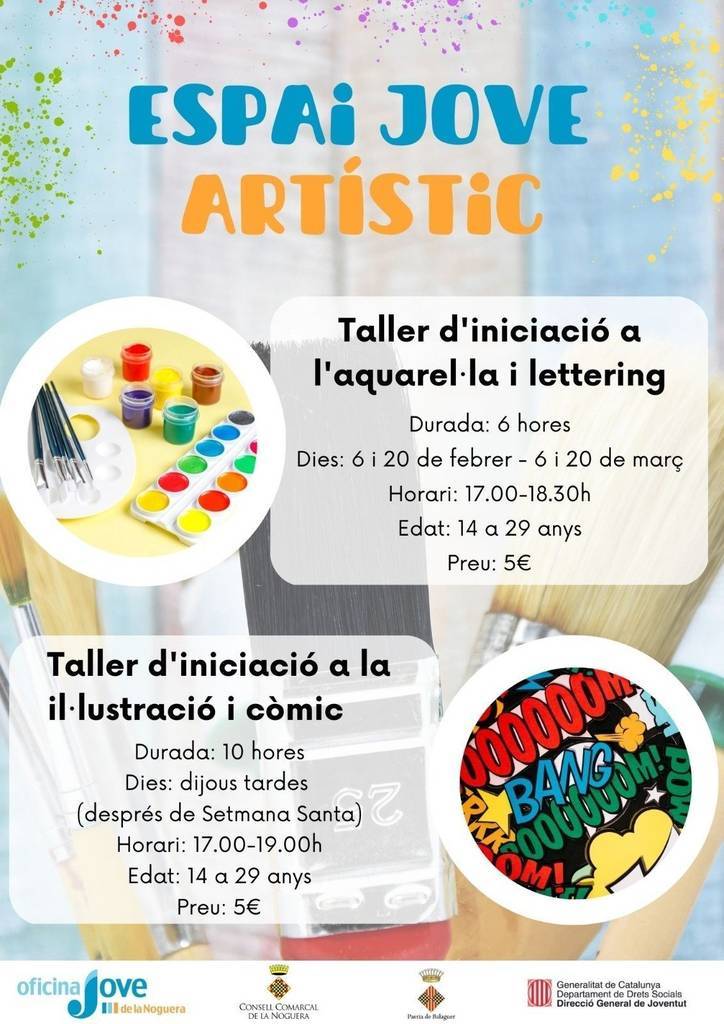 L'Oficina Jove de la Noguera impulsa un nou Espai Jove Artístic ©CCNoguera
