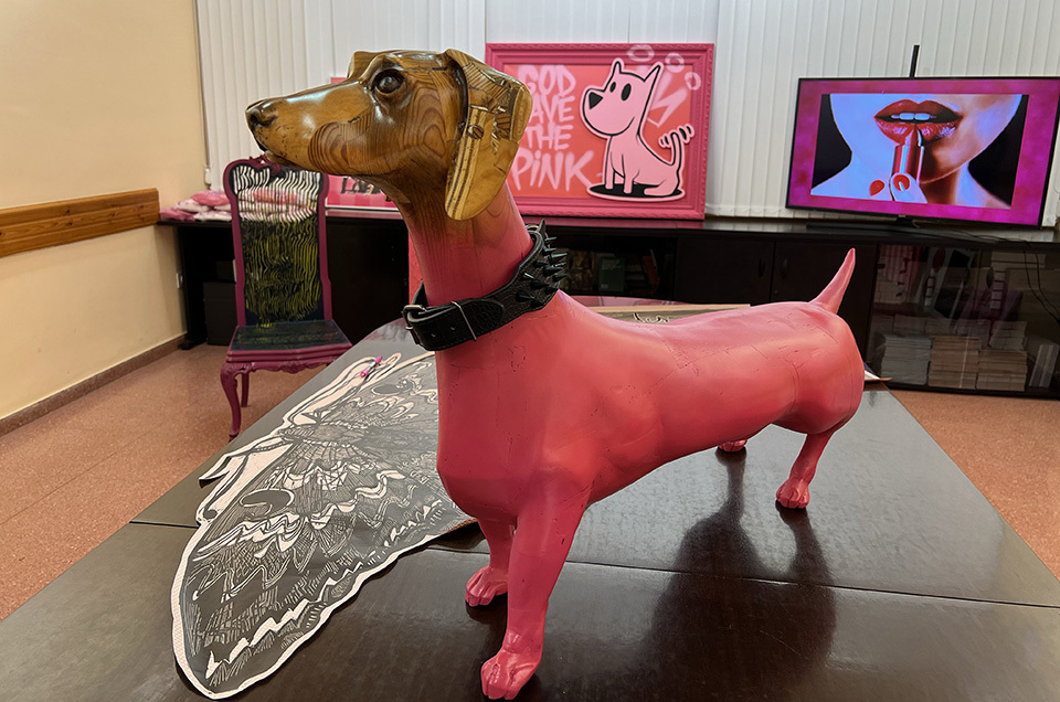 Algunes de les obres que formen part de l'exposició 'PinkPankPunkX' - Foto: Oriol Bosch