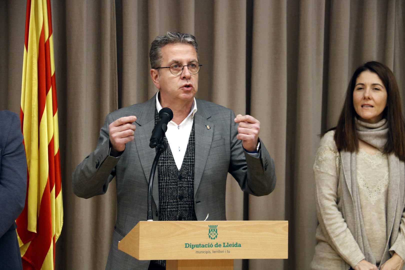 El president de la Diputació de Lleida, Joan Talarn Foto: Oriol Bosch