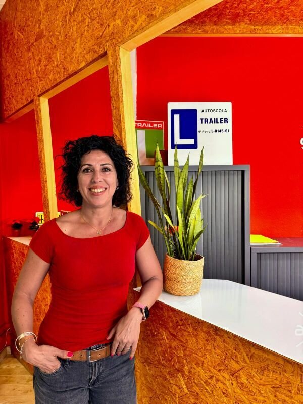 Raquel Castro, directora d'Autoescola Trailer. Foto: cedida