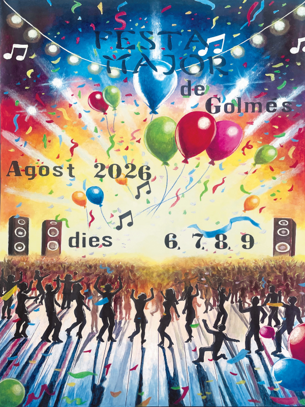 Imatge del Cartell de la Festa Major de Golmés 2026